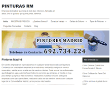 Tablet Screenshot of pintoresmadrid.com